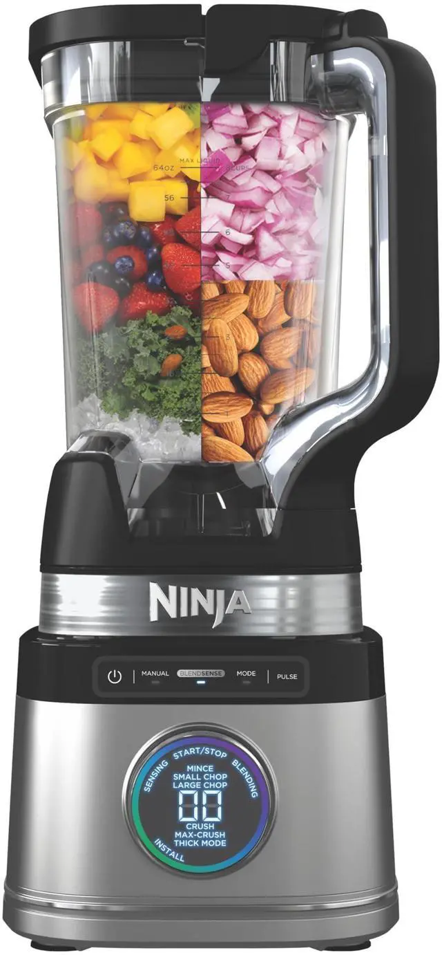 Main image of Detect Power Blender Pro, BlendSense Tech, 72oz, 1800PW, TB201 | BlendSense Tech senses ingredients for smooth results every time. 72-oz pitcher, 1800 peak watts. Dishwasher safe.