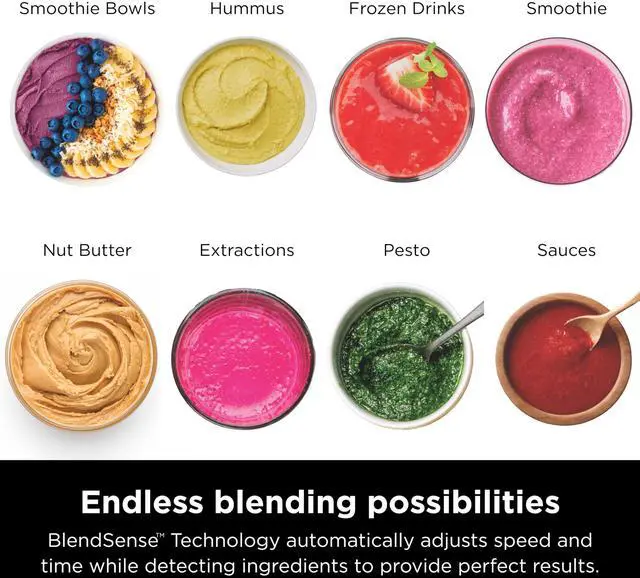 Alt view image 2 of 7 - Detect Power Blender Pro, BlendSense Tech, 72oz, 1800PW, TB201 | BlendSense Tech senses ingredients for smooth results every time. 72-oz pitcher, 1800 peak watts. Dishwasher safe.