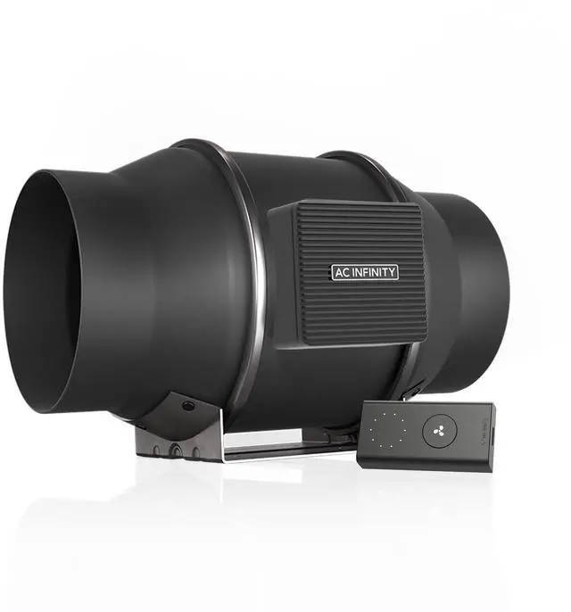 Main image of AC Infinity CLOUDLINE PRO S6, Quiet 6 Inline Duct Fan with Speed Controller - EC Motor Ventilation Exhaust Fan for Heating Cooling Booster, Grow Tents, Hydroponics