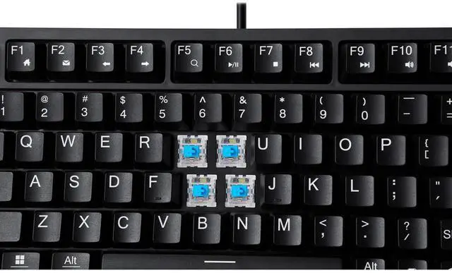 Alt view image 11 of 16 - EasyTouch AKB-610UB Keyboard Black AKB610UB
