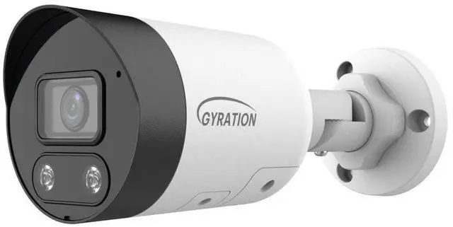 Alt view image 3 of 9 - Gyration CYBERVIEW810B 3840 x 2160 MAX Resolution 8 MP Outdoor Intelligent Fixed Deterrence Bullet Camera