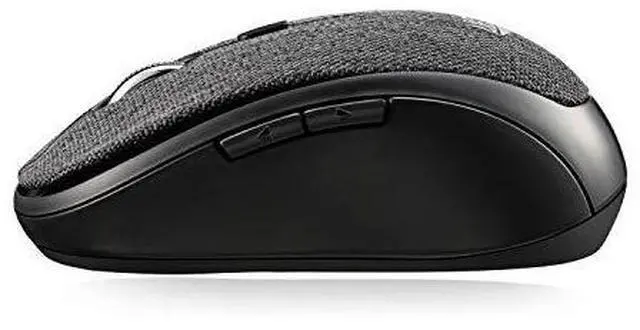 Alt view image 4 of 6 - Adesso Lot of 10 Pcs Multipack iMouse S80B 24Ghz Fabric Wireless Black Fabric Mini Optical Mouse