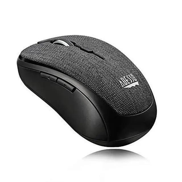 Alt view image 2 of 7 - Adesso Lot of 40 Pcs Multipack iMouse S80B 2.4Ghz Fabric Wireless Black Fabric Mini Optical Mouse