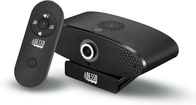 Main image of 4K Ultra HD Webcam with Speaker, Microphone, Adjustable Angles, Tripod Mount,...