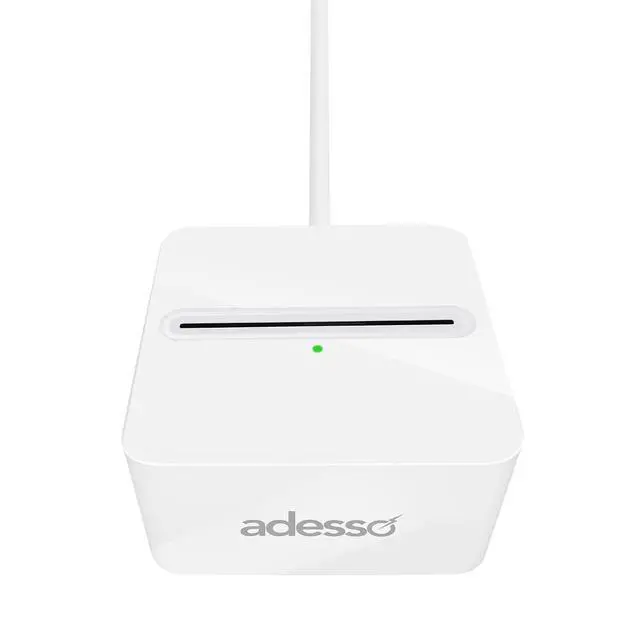 Alt view image 7 of 7 - Adesso SCR-500 USB-C Desktop Smart Card Reader with USB-A Adapter