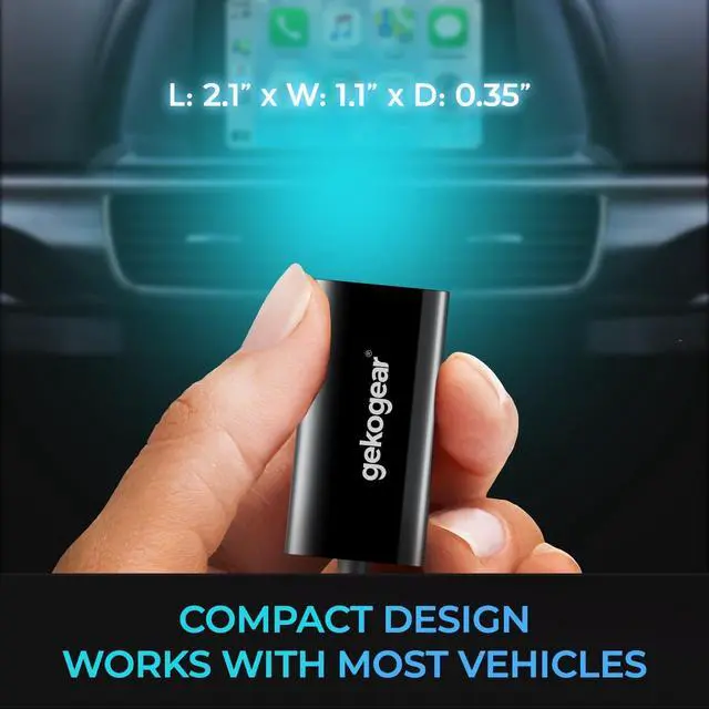 Alt view image 18 of 20 - GekoGear Orbit A200 Bluetooth 5.0 Bluetooth Adapter for Smartphone, Display - USB Type A/USB Type C - Compact