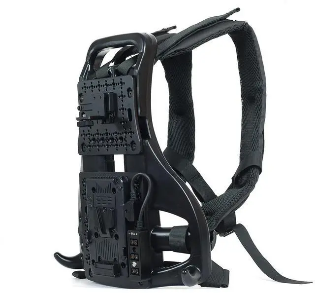 Alt view image 2 of 5 - SZJELEN Video Outdoor Live Streaming Broadcast Backpack Plate Vest With D-tap Splitter and V-Mount Bracket For V-Mount/Gold-Mount Battery