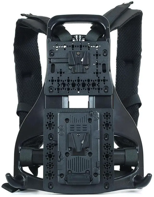 Alt view image 4 of 5 - SZJELEN Video Outdoor Live Streaming Broadcast Backpack Plate Vest With D-tap Splitter and V-Mount Bracket For V-Mount/Gold-Mount Battery