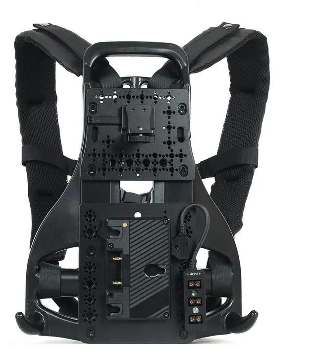 Alt view image 2 of 5 - SZJELEN Video Outdoor Live Streaming Broadcast Backpack Plate Vest With D-tap Splitter and V-Mount Bracket For Gold-Mount Battery