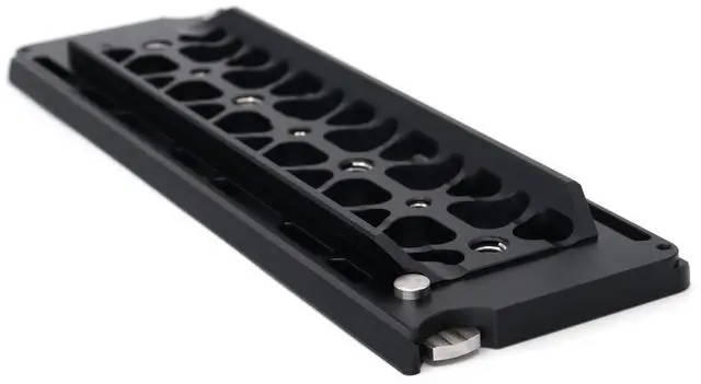 Alt view image 4 of 7 - SZJELEN 300mm/12in Bottom Dovetail Plate for ARRI Camera Standard Bottom Dovetail Plate Quick Release Baseplate for Tripod Bridge Plate - Black