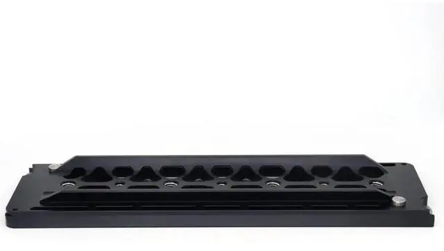 Alt view image 5 of 7 - SZJELEN 300mm/12in Bottom Dovetail Plate for ARRI Camera Standard Bottom Dovetail Plate Quick Release Baseplate for Tripod Bridge Plate - Black