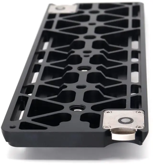 Alt view image 3 of 7 - SZJELEN 300mm/12in Bottom Dovetail Plate for ARRI Camera Standard Bottom Dovetail Plate Quick Release Baseplate for Tripod Bridge Plate - Black
