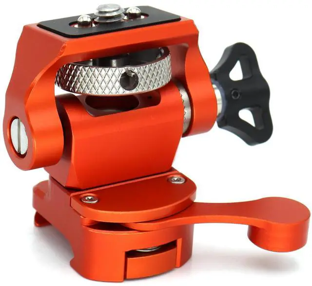 Main image of SZJELEN Camera Monitor Mount Bracket, NATO Clamp Mount for External Monitor Accessories, 360° Rotation 180° Tilt Adjustable Locking Arm for Camera Rigs, Monitor - Orange
