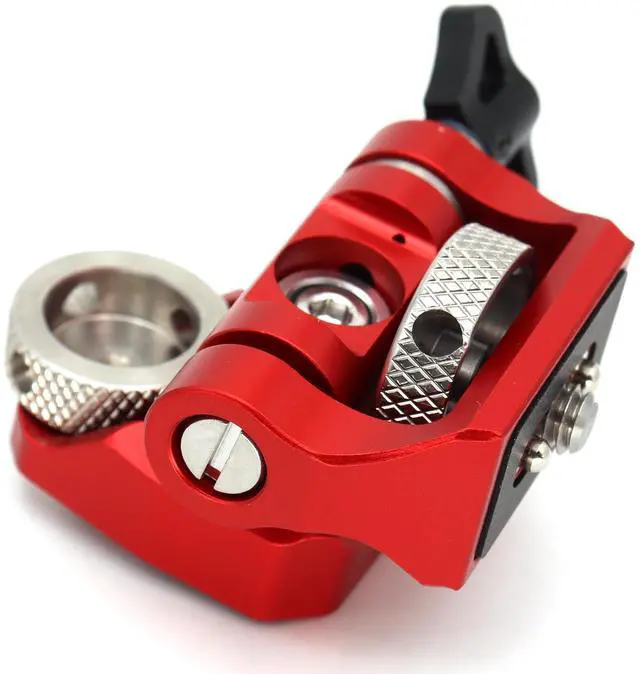 Alt view image 5 of 7 - SZJELEN Adjustable Camera Monitor Mount with 3/8 Screw for ARRI, 360° Swivel and 180° Tilt Monitor Holder Anti-Twist Support 5 in and 7 in Field Monitor - Red