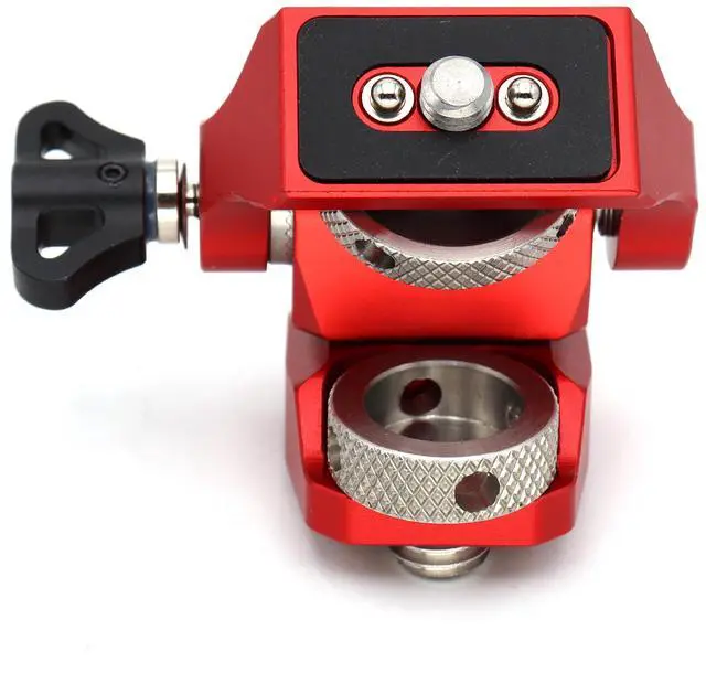 Main image of SZJELEN Adjustable Camera Monitor Mount with 3/8 Screw for ARRI, 360° Swivel and 180° Tilt Monitor Holder Anti-Twist Support 5 in and 7 in Field Monitor - Red