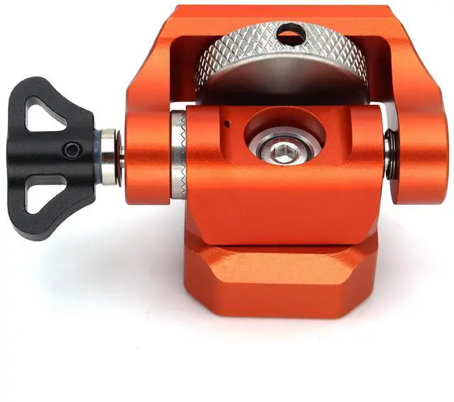 Alt view image 4 of 7 - SZJELEN Adjustable Camera Monitor Mount with 3/8 Screw for ARRI, 360° Swivel and 180° Tilt Monitor Holder Anti-Twist Support 5 in and 7 in Field Monitor - Orange