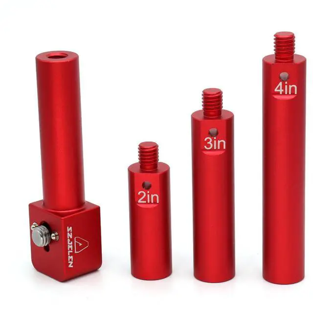 Main image of SZJELEN 19mm Pole Mounting Bracket With 3/8 Screws, Anti Twist Elastic Positioning Pin, 4 Sections Of Length To Match For Arri Red Sony Camera - Red