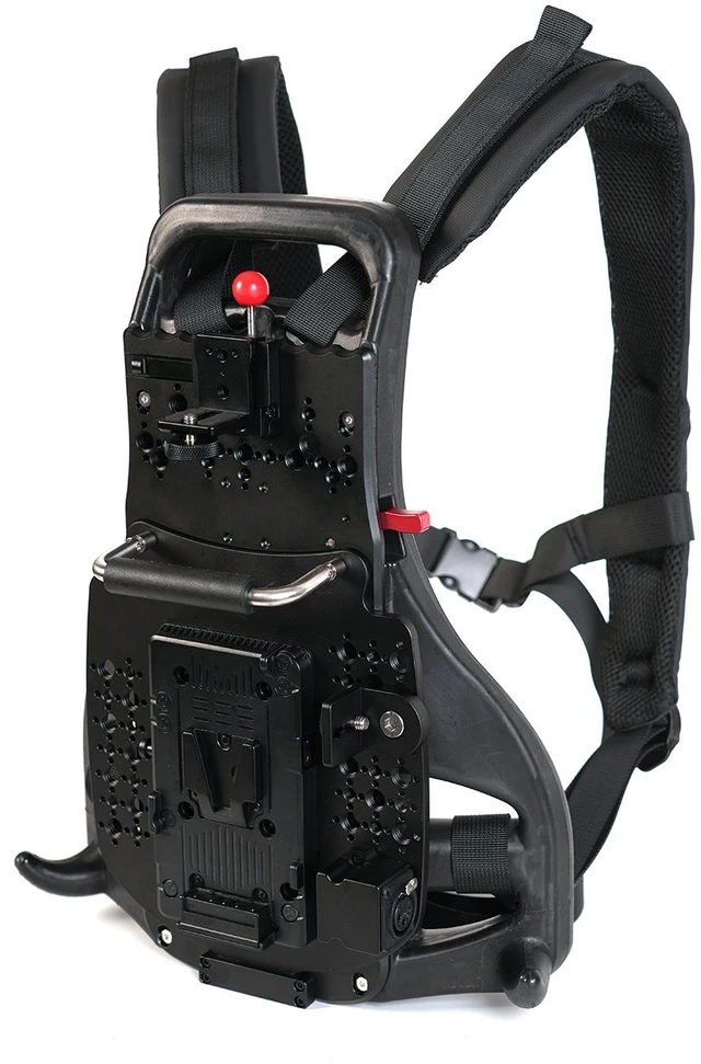 Alt view image 2 of 7 - SZJELEN Outdoor Live Streaming Broadcast Backpack Plate Vest For V-Mount Battery Clamp Power Output Supply Wireless Video