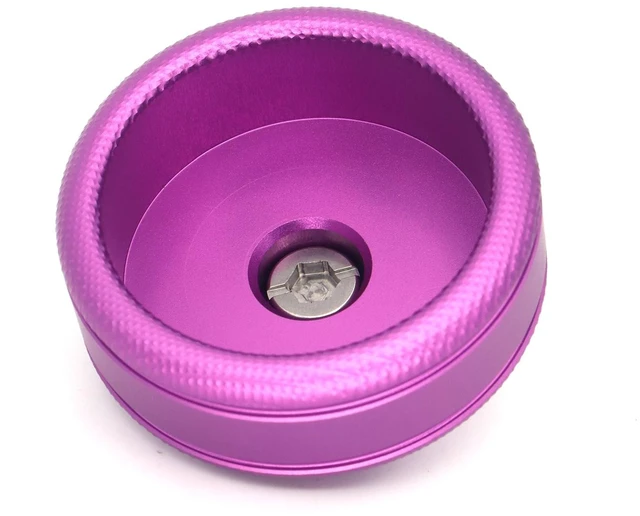 Alt view image 3 of 6 - SZJELEN Camera Handle Round Knob, Knuckle Puck with 3/8"-16 Screw & Spring-Loaded Locating Pin - Purple