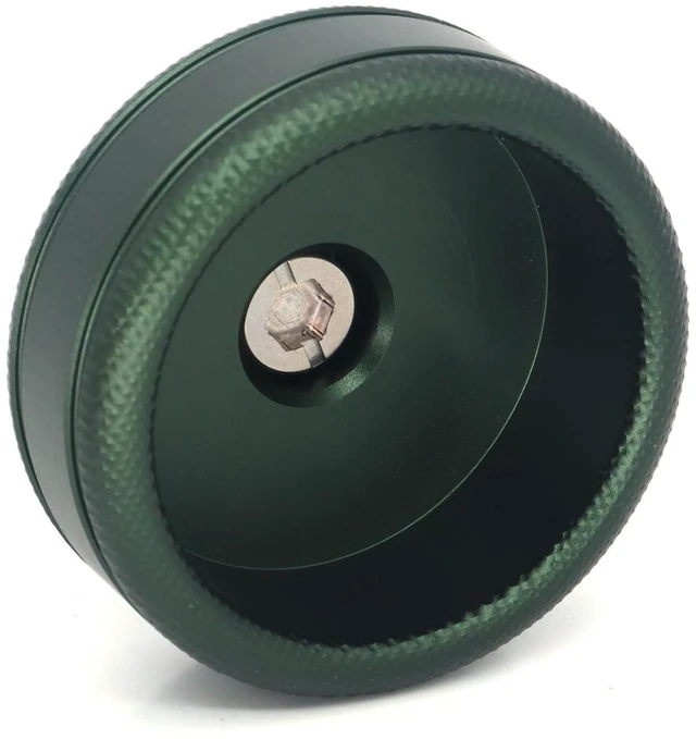 Alt view image 5 of 5 - SZJELEN Camera Handle Round Knob, Knuckle Puck with 3/8"-16 Screw & Spring-Loaded Locating Pin - 3/8"-16 Screw Mount Dark Green