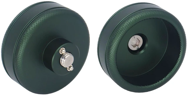 Main image of SZJELEN Camera Handle Round Knob, Knuckle Puck with 3/8"-16 Screw & Spring-Loaded Locating Pin - 3/8"-16 Screw Mount Dark Green