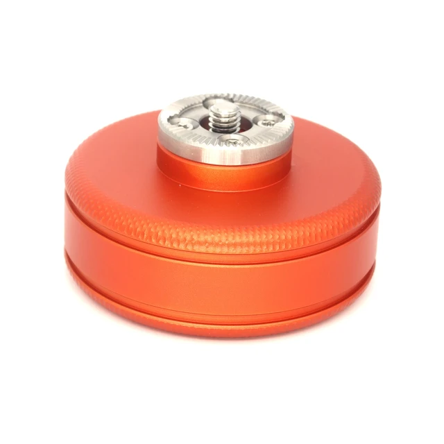 Alt view image 2 of 5 - SZJELEN Camera Handle Round Knob, Knuckle Puck with M6 Screw with ARRI Standard Gear - M6 Screw Mount Orange
