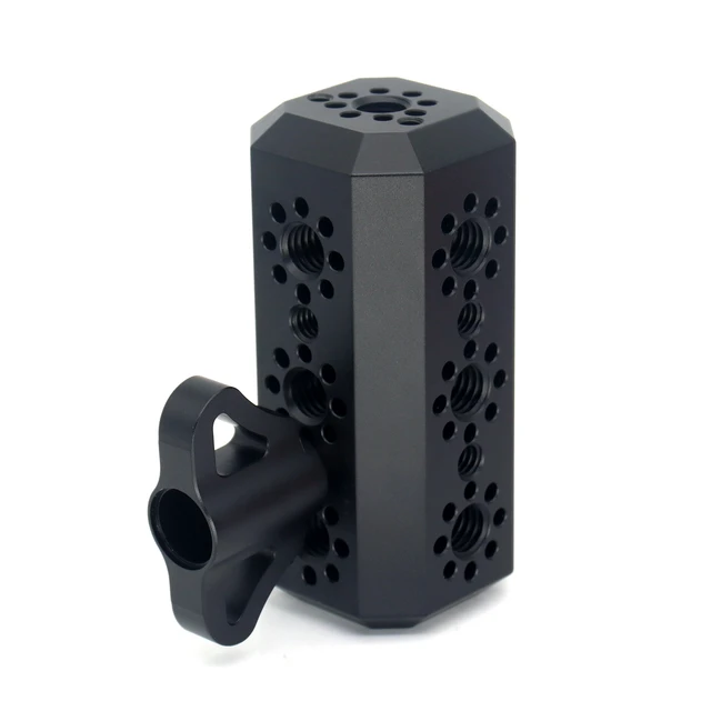 Alt view image 2 of 5 - SZJELEN Universal Photography Light Stand Tripod Adapter, 1/4" 3/8" Screw Camera Mount Converter for Studio Flash LED Ring Light Monolight - Black