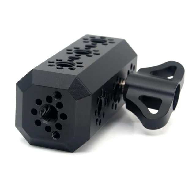 Alt view image 4 of 5 - SZJELEN Universal Photography Light Stand Tripod Adapter, 1/4" 3/8" Screw Camera Mount Converter for Studio Flash LED Ring Light Monolight - Black