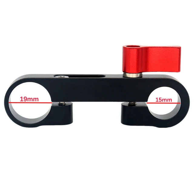 Alt view image 2 of 5 - SZJELEN Wireless Focus Motor Bracket 15mm x50 Motor Offset Dogbone and 15-19mm Accessory Mount - 15mm to 19mm