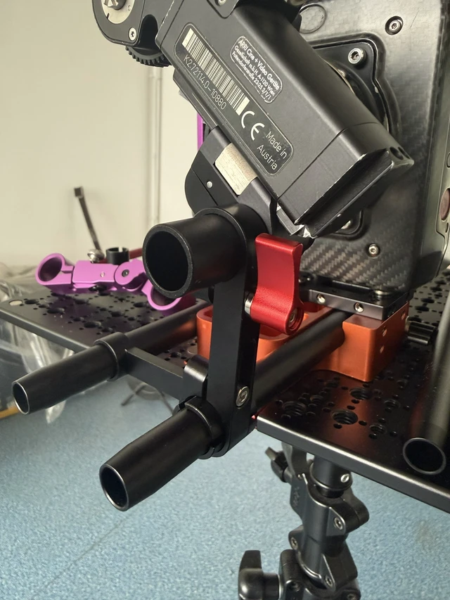 Alt view image 5 of 5 - SZJELEN Wireless Focus Motor Bracket 15mm x50 Motor Offset Dogbone and 15-19mm Accessory Mount - 15mm to 19mm
