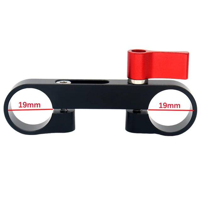 Alt view image 2 of 5 - SZJELEN Wireless Focus Motor Bracket 15mm x50 Motor Offset Dogbone and 19-19mm Accessory Mount 19mm to 19mm