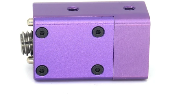 Alt view image 6 of 7 - SZJELEN 41.5mm/1.6 Inch Multi-Function Cheese Handle, Cheese Grip Extension Bar, ARRI Positioning Top Handle Featuring 3/8" and 1/4" Arri Locating Holes for Camera Cage Frames, Cheese Plates - Purple