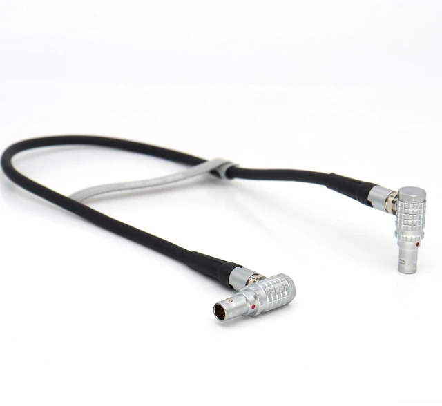 Alt view image 3 of 6 - SZJELEN 0B 2Pin Male to 0B 2Pin Male Power Cable Compatible with Teradek Bond, ARRI Alexa, Z CAM E2, RS2/RS3, for Tilta Float, SmallHD, Vaxis, Blackmagic - 50cm 0B 2Pin Elbow to Elbow