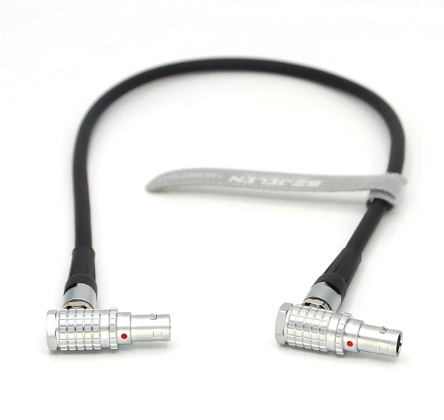 Alt view image 2 of 6 - SZJELEN 0B 2Pin Male to 0B 2Pin Male Power Cable Compatible with Teradek Bond, ARRI Alexa, Z CAM E2, RS2/RS3, for Tilta Float, SmallHD, Vaxis, Blackmagic - 50cm 0B 2Pin Elbow to Elbow