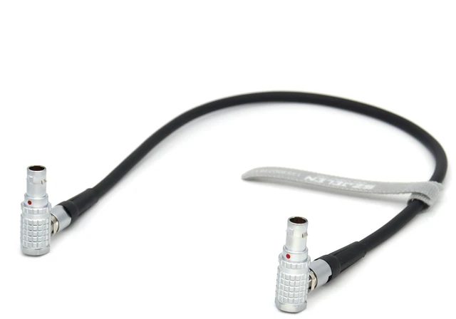 Alt view image 5 of 6 - SZJELEN 0B 2Pin Male to 0B 2Pin Male Power Cable Compatible with Teradek Bond, ARRI Alexa, Z CAM E2, RS2/RS3, for Tilta Float, SmallHD, Vaxis, Blackmagic - 50cm 0B 2Pin Elbow to Elbow
