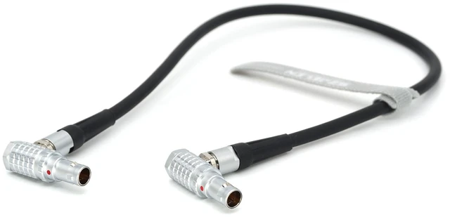 Alt view image 4 of 6 - SZJELEN 0B 2Pin Male to 0B 2Pin Male Power Cable Compatible with Teradek Bond, ARRI Alexa, Z CAM E2, RS2/RS3, for Tilta Float, SmallHD, Vaxis, Blackmagic - 50cm 0B 2Pin Elbow to Elbow