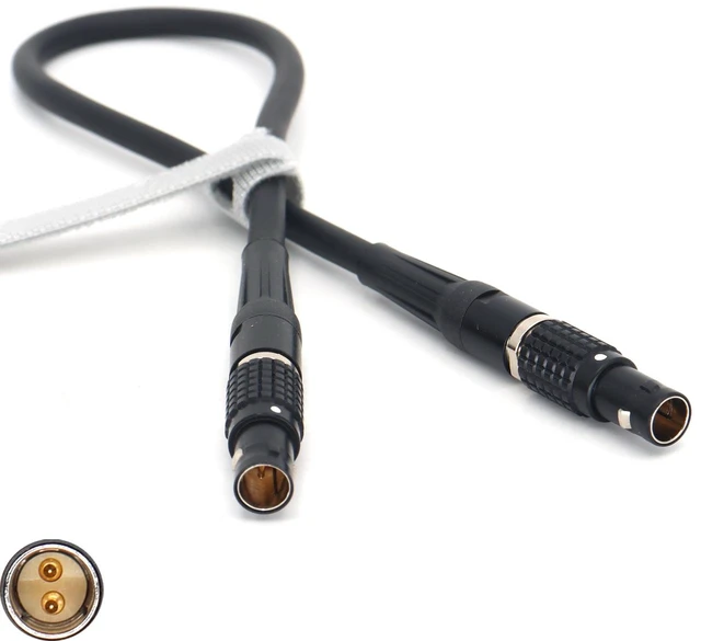 Main image of SZJELEN 0B 2Pin Male to 0B 2Pin Male Power Cable Compatible with Teradek Bond, ARRI Alexa, Z CAM E2, RS2/RS3, for Tilta Float, SmallHD, Vaxis, Blackmagic - 50cm 0B 2Pin to 0B 2Pin-Black Shell