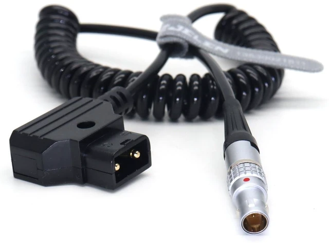 Main image of SZJELEN D-TAP to 0B 2Pin Male Power Cable Suitable for Teradek, Blackmagic Pyxis, ARRI, RED Komodo, Z CAM, DJI RS2/RS3 Pro, SmallHD, Preston, Paralinx, Switronix - 30cm D-tap to 0B 2Pin Spring Cable
