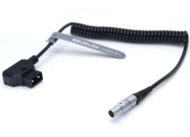 Alt view image 2 of 4 - SZJELEN D-TAP to 0B 2Pin Male Power Cable Suitable for Teradek, Blackmagic Pyxis, ARRI, RED Komodo, Z CAM, DJI RS2/RS3 Pro, SmallHD, Preston, Paralinx, Switronix - 30cm D-tap to 0B 2Pin Spring Cable