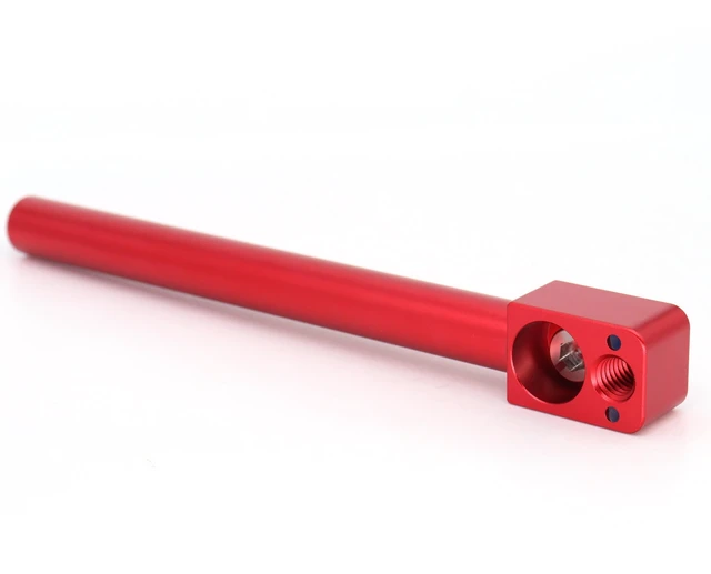 Alt view image 5 of 5 - SZJELEN 15mm Support Rod Tube 3/8" Mounting for Sony ARRI RED Camera Wireless Follow Focus Lens Motor Shoulder Rail Accessory, 15cm Long - Black Diameter 15mm Red Lenght 15cm