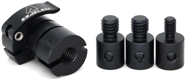 Alt view image 5 of 7 - SZJELEN PSC Recording Rod Quick Release with 1/4" 3/8" Screw Quick Lock Microphone Boom Quick Release System