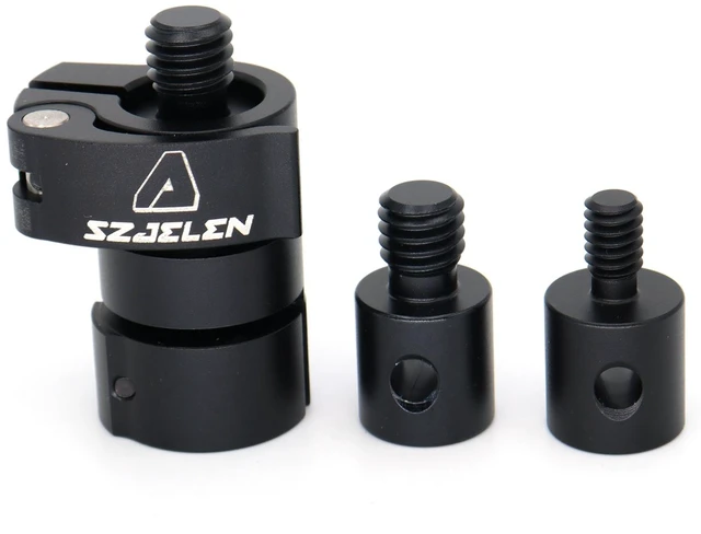 Alt view image 2 of 7 - SZJELEN PSC Recording Rod Quick Release with 1/4" 3/8" Screw Quick Lock Microphone Boom Quick Release System
