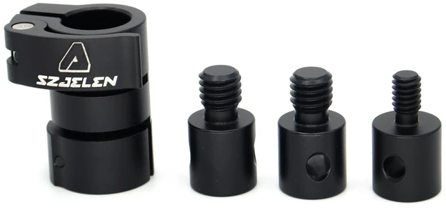 Alt view image 7 of 7 - SZJELEN PSC Recording Rod Quick Release with 1/4" 3/8" Screw Quick Lock Microphone Boom Quick Release System