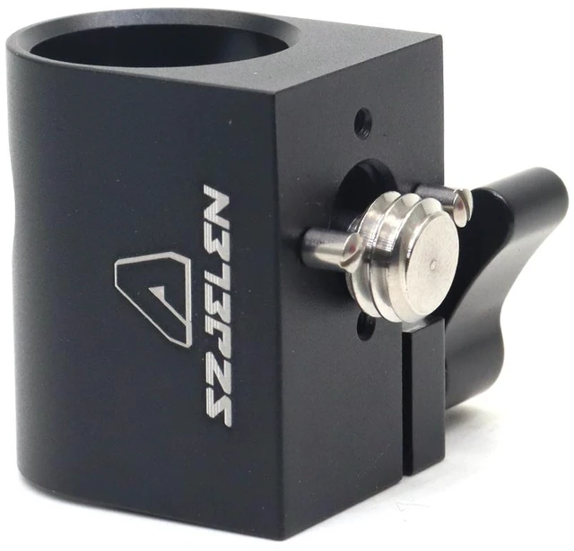 Alt view image 2 of 4 - SZJELEN 19mm Rod Clamp Mounting Bracket 3/8" Screw for Sony ARRI RED Camera Lens Motor Wireless Follow Focus - Black