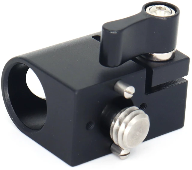 Alt view image 4 of 6 - SZJELEN 15mm Rod Clamp Mounting Bracket 3/8" Screw for Sony ARRI RED Camera Lens Motor Wireless Follow Focus - Black