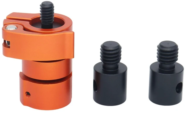 Alt view image 3 of 6 - SZJELEN PSC Recording Rod Quick Release with 1/4" 3/8" Screw Quick Lock Microphone Boom Quick Release System - Orange