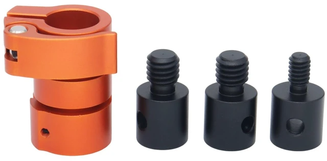 Alt view image 4 of 6 - SZJELEN PSC Recording Rod Quick Release with 1/4" 3/8" Screw Quick Lock Microphone Boom Quick Release System - Orange
