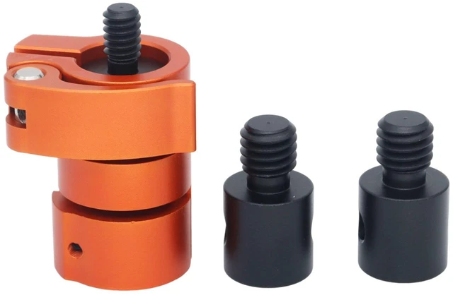 Alt view image 6 of 6 - SZJELEN PSC Recording Rod Quick Release with 1/4" 3/8" Screw Quick Lock Microphone Boom Quick Release System - Orange