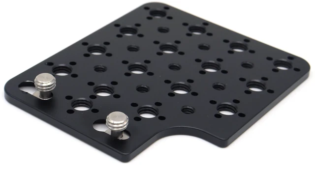 Alt view image 3 of 6 - SZJELEN Camera Cheese Plate Side Mounting for ARRI Alexa Mini LF Teradek Vaxis Rig Wireless Receiver Follow Focus Motor with 3/8" 1/4" Thread - Black