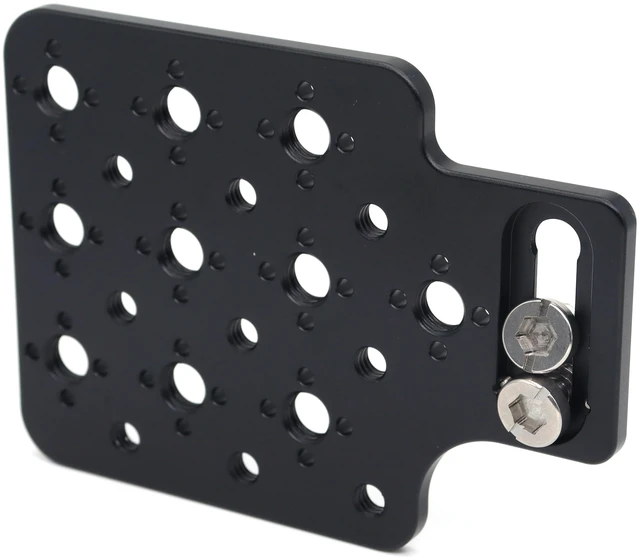 Alt view image 2 of 6 - SZJELEN Camera Mini Expansion Side Plate 3/8-16, 1/4-20 Thread Side Panel Plate Kit for ARRI Alexa Mini/Mini LF RED Canon Sony Camera - Black